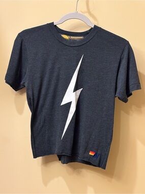 Aviator Nation Charcoal Tee Size Small